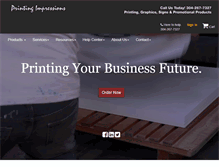 Tablet Screenshot of printing-impressions.com